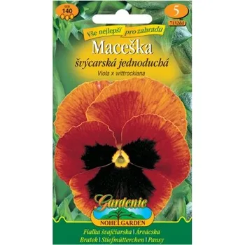 Semeno Maceška švýcarská jednoduchá, oranžová s okem