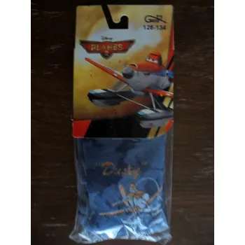 Dětské vzorované punčochové kalhoty Gatta Disney 128-134 modré s helikopterou (dětské vzorované bavlněné elastické punčochové kalhoty 2-6 let)