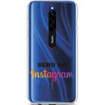 Pouzdro na mobilní telefon Kryt Xiaomi Redmi 8 silikon Instagram (obal neboli pouzdro na Xiaomi Redmi 8)