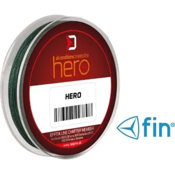 Rybářská šňůra FIN návazcová šňůra Hero 15 m průměr: 0,12 mm