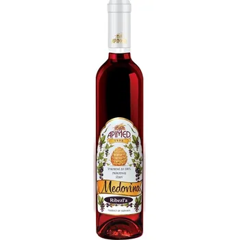 Medovina Apimed - Černorybízová medovina (z dubového sudu) - 0,5 l 13,5%, sklo