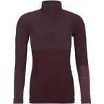 Ortovox 230 MERINO COMPETITION ZIP NECK W dark wine blend L; Červená triko + DÁREK DLE VÝBĚRU!