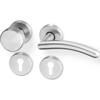 Dveřní kování Dveřní kování HEDA R SlideBloc light nerez PK kl/ko (Nerezové kování s kvalitní povrchovou úpravou vhodné pro zátěžové prostory)