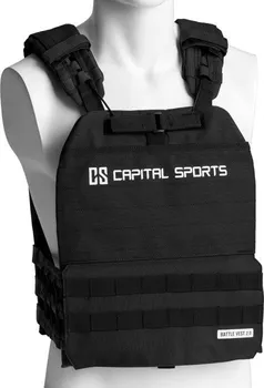 Zátěžové oblečení Capital Sports Battlevest 2.0 černá 2 x 4 kg