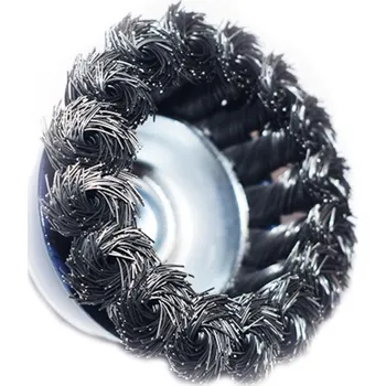 Drátěný kartáč RAXX 1247609 kuželový kartáč s ořezem M14 Ø60mm, drát 0,30mm&nbsp; [ BEI-0106014130 ]