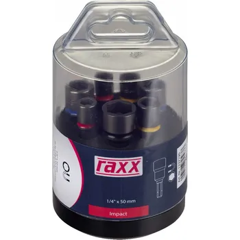 Gola sada RAXX 1237190 sada nástrčných hlavic 7díl. IMPACT 1/4" E 6,30&nbsp; [ 9005426725637 ]