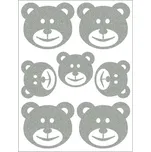 Reflexní nažehlovací motivy - medvídci