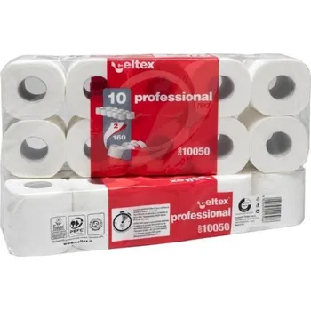 Toaletní papír Papír toaletní Celtex Professional, dvouvrstvý, 10 ks