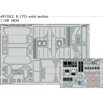 Plastikový model Eduard 1/48 B-17G waist section (HKM)