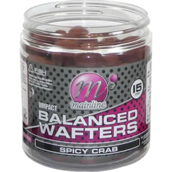 Nástraha Mainline Vyvážené Boilies Balanced Wafters 18 mm Průměr: 18mm, Příchuť: Spicy Crab