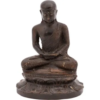 Soška Buddha kov 16 cm IV bronz