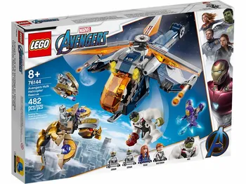 Stavebnice LEGO LEGO Super Heroes 76144 Avengers: Hulk a výsadek vrtulníkem