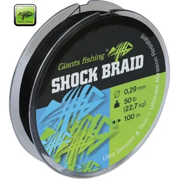 Giants Fishing splétaná šňůra Shock Braid 100 m průměr: 0,29 mm