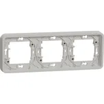 Schneider Electric MUR39109 Rámeček IP55 pro zapuštěnou montáž 3 násobný horizontální, bílý