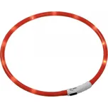 Obojek USB Visio Light 70cm červený Karlie