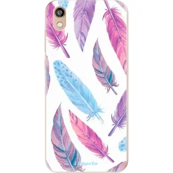 Pouzdro na mobilní telefon Silikonové pouzdro iSaprio - Honor 8S - Feather Pattern 10 (Odolný silikonový kryt, obal, pouzdro iSaprio - Honor 8S - Feather Pattern 10 - skvělá ochrana a pružnost, stylový UV potisk, lehkost, tiskne se v České republice)