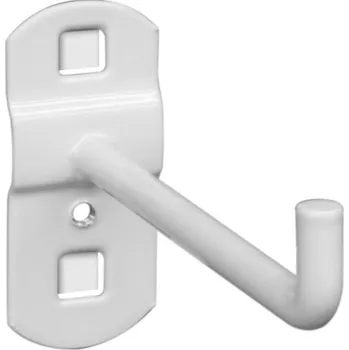 Dílenský regál Závěsný hák pravoúhlý 90 mm 40772