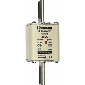 Mersen NH 2 315A gG pojistka nož.