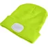 Čepice Extol Light s čelovkou nabíjecí USB fluorescentní žlutá uni
