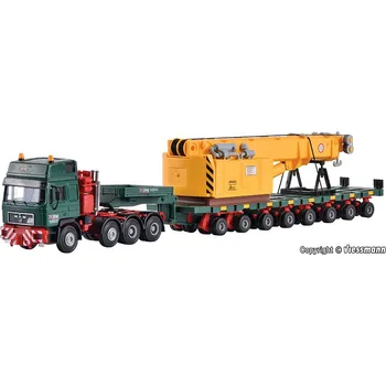 Modelová železnice KIBRI 13600 H0 Automobil MAN SK s podvalníkem s nákladem - stavebnice KI13600