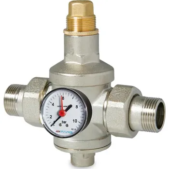 Ventil F.A.R.G. 746 Regulátor tlaku vody 3/4&quot; Rozsah 1-6 BAR, PN25 s manometrem 0-10 BAR 74634M