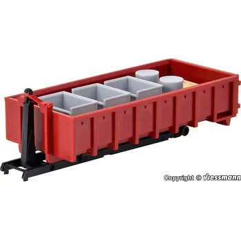 Modelová železnice KIBRI 15709 H0 Rolovací sklápěcí nástavba s nákladem pro KI14664 - stavebnice KI15709