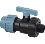 Donsen PE Uzavírací kohout 25 mm x 3/4" s vnějším závitem - Polyetylen 47312534