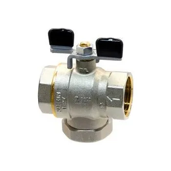 Ventil Tecnovielle SUPERFILTER kulový kohout FF 1" MOTÝL, PN30, s filtrem -20°C až 100°C TVL.0141.025