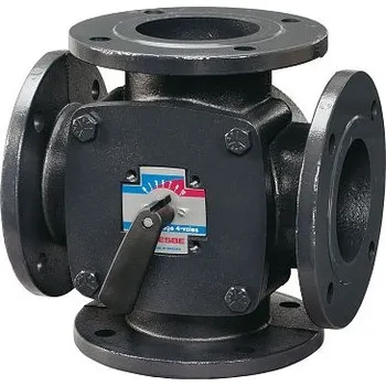 Ventil ESBE 4 F50 Čtyřcestný směšovací ventil s přírubou PN6, DN 50 Kvs 60 m3/h 11101900