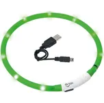 Obojek USB Visio Light 70cm zelený Karlie