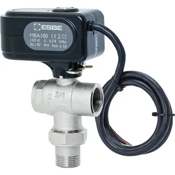 Ventil ESBE MBA 135 Kulový ventil 3-cestný s pohonem DN20 - 3/4" Kvs 9,6 m3/h 43102100