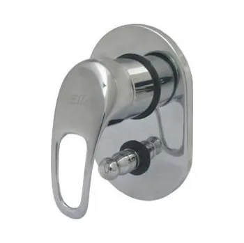 Vodovodní baterie STENO CZ ELLE 2052 Páková podomítková vodovodní baterie s přepínáním na sprchu, CHROM EL2052