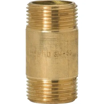 Vodovodní potrubí GEBO Mosazné prodloužení vnější MM 1&quot; x 50mm 70.50.06BR