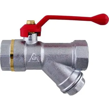 Vodovodní kohout Kulový kohout s FILTREM FF 1/2" PN20 Páka, FILTRBALL 122112