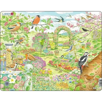 Larsen Puzzle Maxi Ptáčkové a květiny…