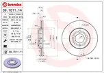 Brembo Coated Disc Line 09.7011.11