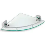 NOVASERVIS Rohová polička se zábradlím Metalia 12 chrom 0258,0