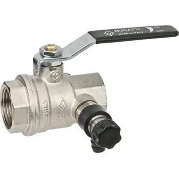 Vodovodní kohout BUGATTI OREGON Kulový kohout 5/4" FF Páka, PN40, -20°C +185°C s vypouštěním 3310031