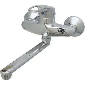 Vodovodní baterie STENO CZ ELLE 2046/10 Nástěnná vodovodní baterie s ramínkem "R"20cm, rozteč 100mm, CHROM EL204610