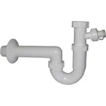 PLAST BRNO Sifon dřezový "U" s převlečnou matkou 6/4" s odbočkou - (EM36440) 44EM36440