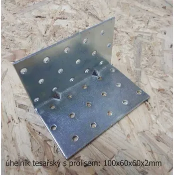 Tesařské kování Úhelník tesařský UP9 100x60x60mm
