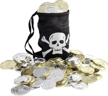 Karnevalový doplněk Smiffys Pirátský měšec s mincemi