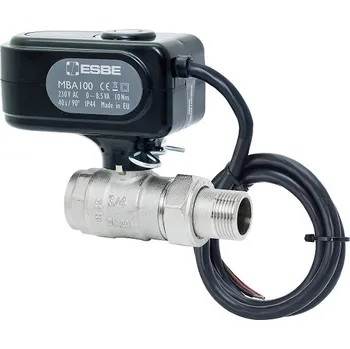 Ventil ESBE MBA 124 Kulový ventil 2-cestný s pohonem DN25 - 1" Kvs 60 m3/h 43100500