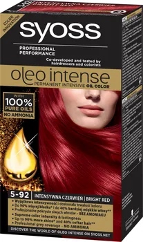 barva na vlasy Syoss Oleo Intense Color zářivě červený 50 ml 5-92