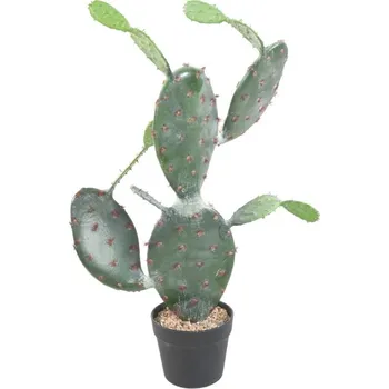 umělá květina OPUNCIA KAKTUS, 75cm (Luxusní umělý sukulent)