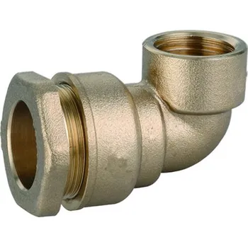 Vodovodní potrubí Koleno svěrné MOSAZNÉ 40 mm x 5/4" vnitřní závit - Tvarovka na PE trubky, PN16 48104054