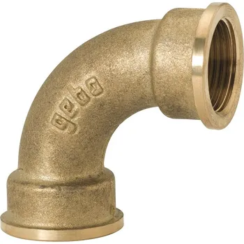 Vodovodní potrubí GEBO Mosazný oblouk 90° FF 1/2&quot; PN16 2-4BR