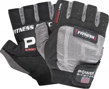 Fitness rukavice Power System Fitness černé/šedé L