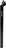 Max1 Sedlovka AL černá, 30,0/400 mm
