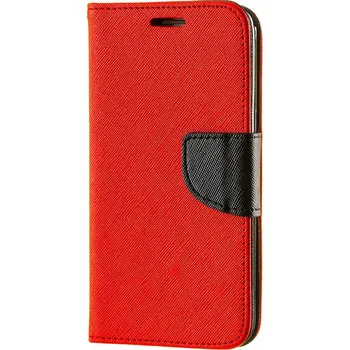 Pouzdro na mobilní telefon Recenze Forcell Fancy Book pro Huawei Y5 (2018), Honor 7S červené